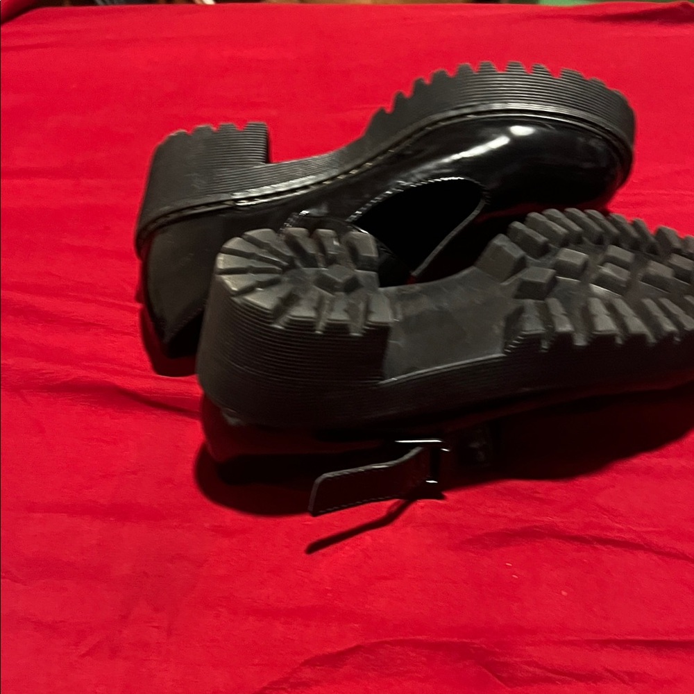 Madden Girl Black Platform Mary Janes - Picture 4 of 5